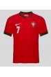Portugal Cristiano Ronaldo #7 Fotballdrakt Hjemme Klær EM 2024 Korte ermer